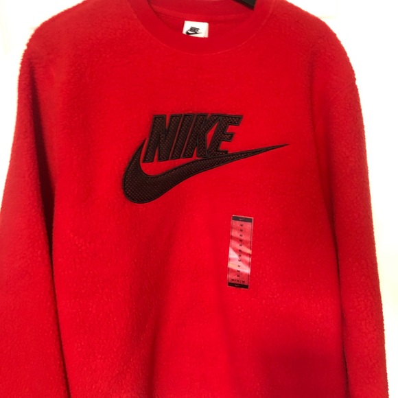 NWT! Nike Sportswear Club Fleece Crew combines a bold Futura logo on the chest